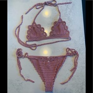 Plumeria Pink Bikini M